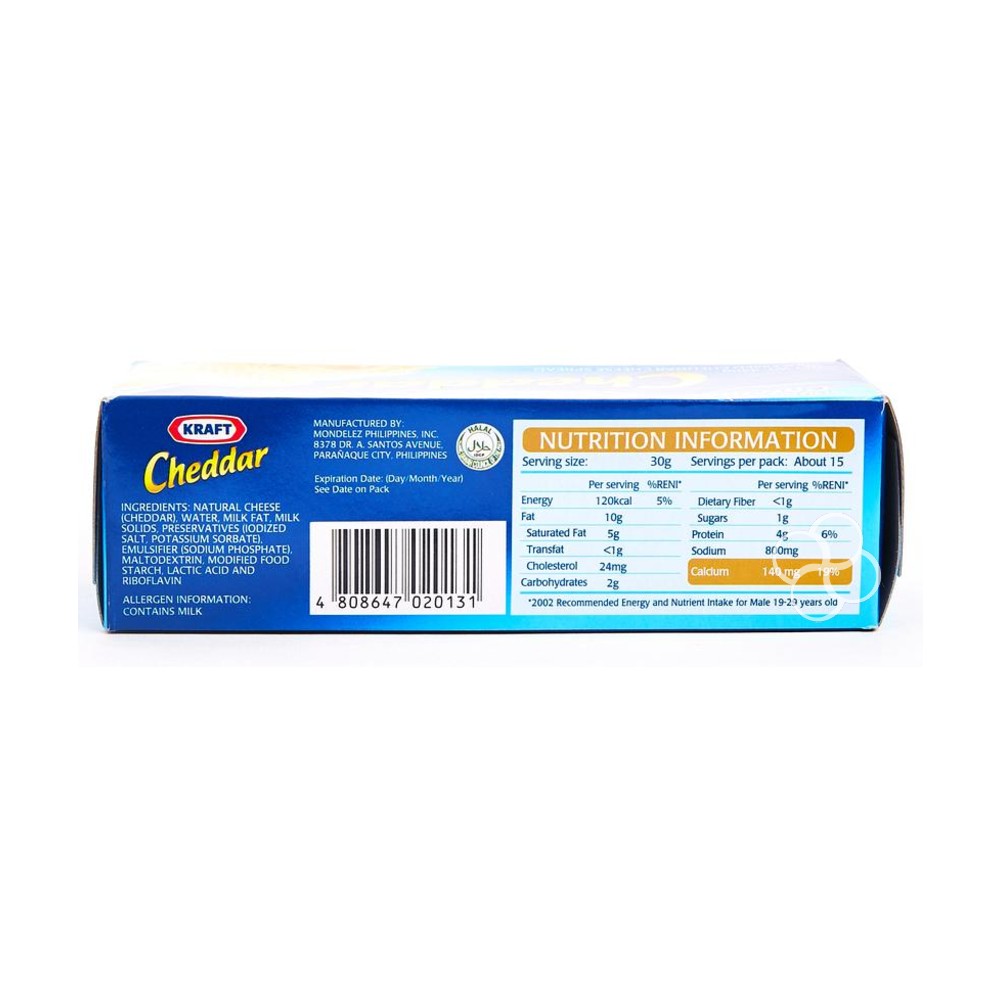 Kraft Cheddar Cheese 430g
