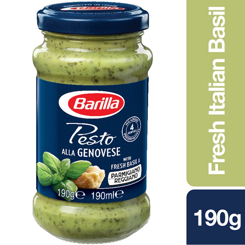 Barilla Pesto Genovese Pasta Sauce with Fresh Italian Basil 190g