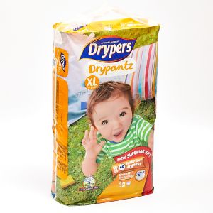 pampers drypers xl