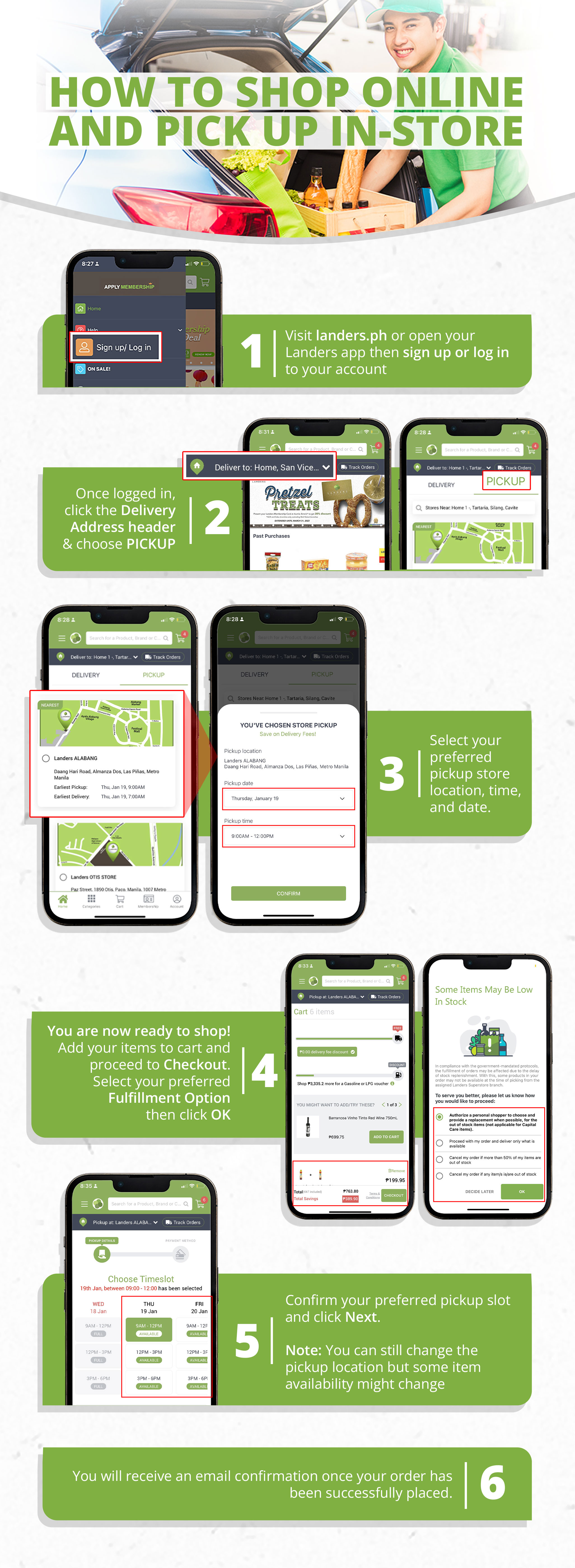 How to Shop Online & Pick Up Instore